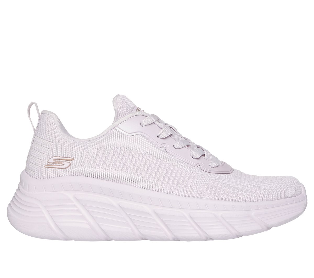 Skechers Donna BOBS Sport B Flex Hi - Flying HI Shoes in Lilla, Taglia 40.5, Vegan, Lavabile in lavatrice