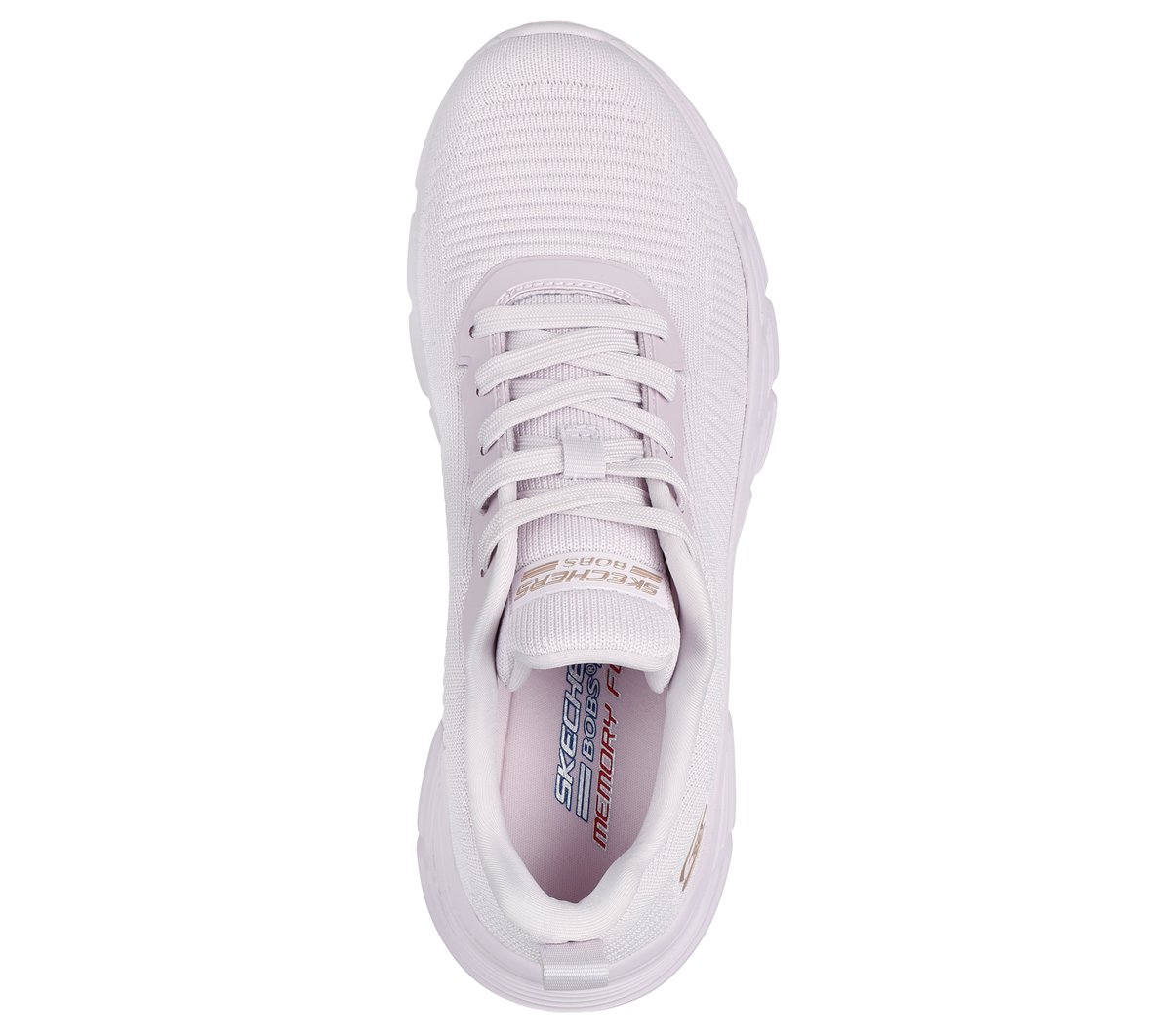Skechers BOBS Sport B Flex HI - Flying HI Chaussures Moyen Width en Lilas, Vegan, Lavable en machine
