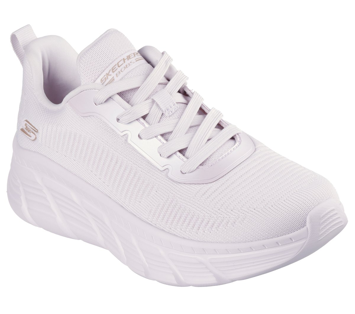 Skechers BOBS Sport B Flex HI - Flying HI Chaussures Moyen Width en Lilas, Vegan, Lavable en machine