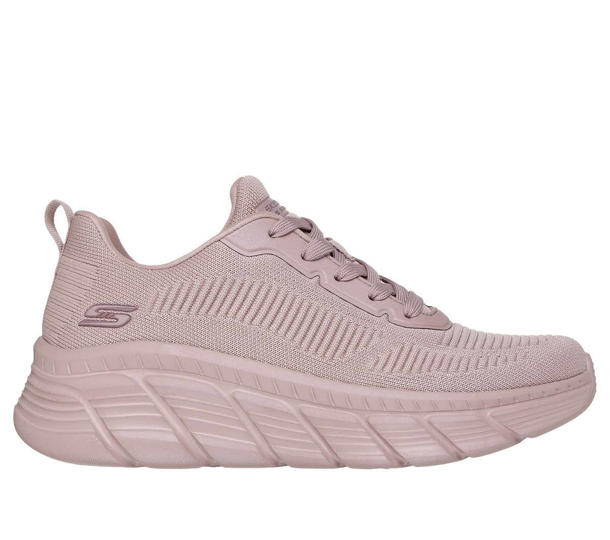 Skechers Donna BOBS Sport B Flex Hi - Flying HI Shoes in Rosa, Taglia 40, Vegan, Lavabile in lavatrice