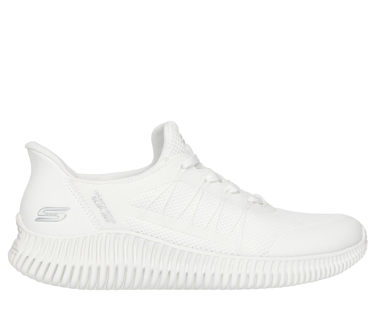 Skechers Slip-ins: BOBS Geo Lite - Divine Pace en Blanca, talla 36