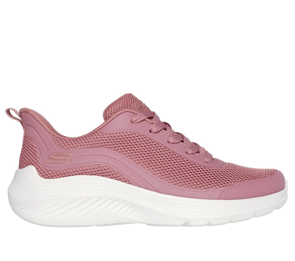 Skechers BOBS Sport Squad Waves - Still Wading en Rose, talla 39, Vegan