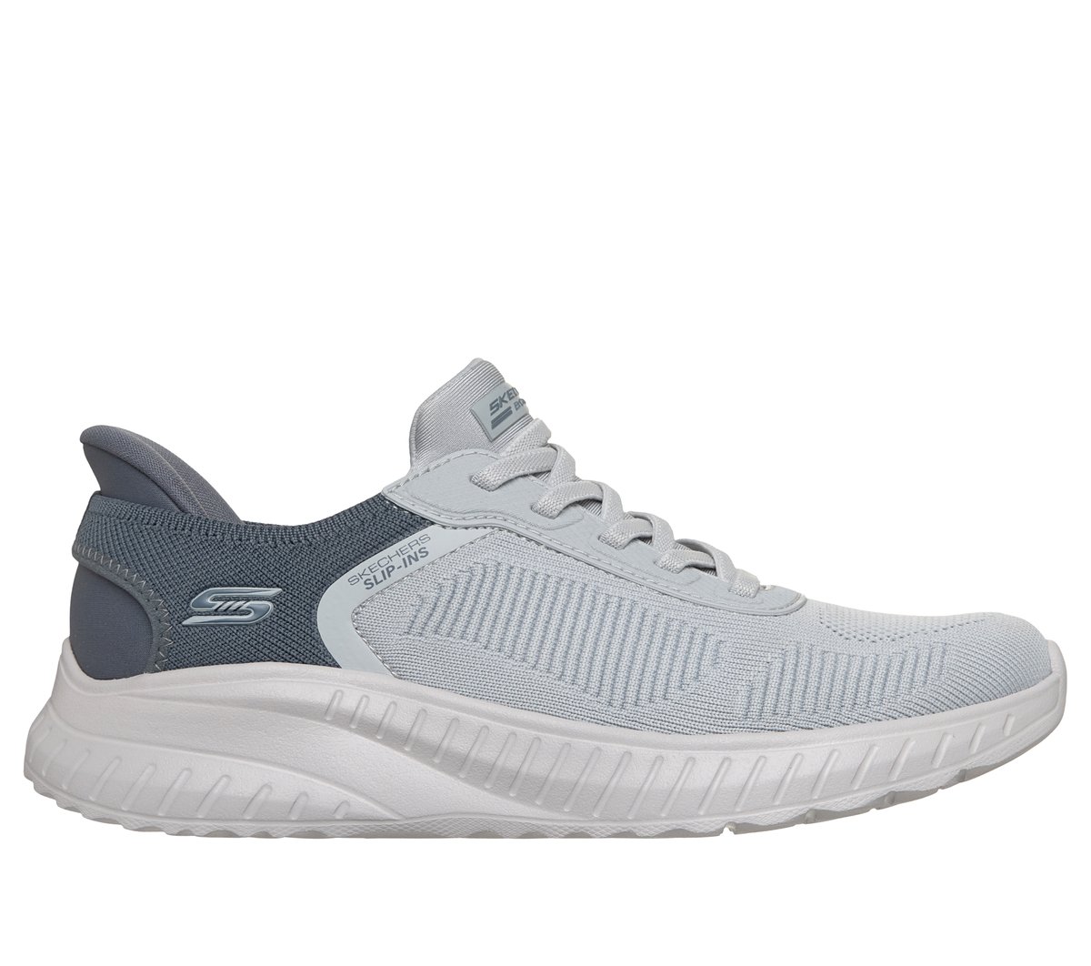 Skechers Slip-ins: BOBS Sport Squad Chaos en Gris, talla 36, Vegan