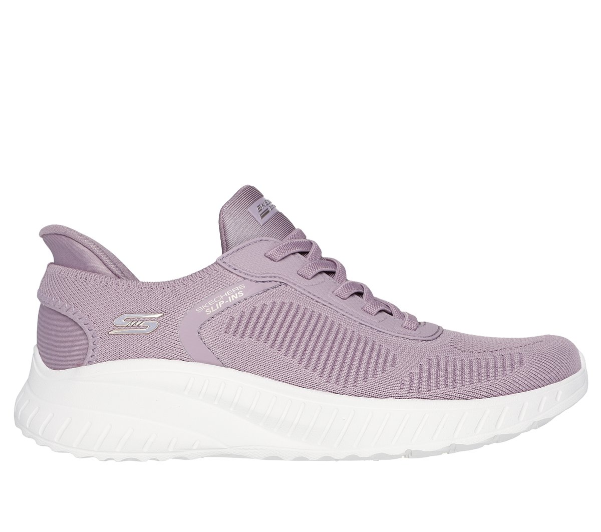 Skechers Slip-ins: BOBS Sport Squad Chaos en Lavanda, talla 38, Vegan