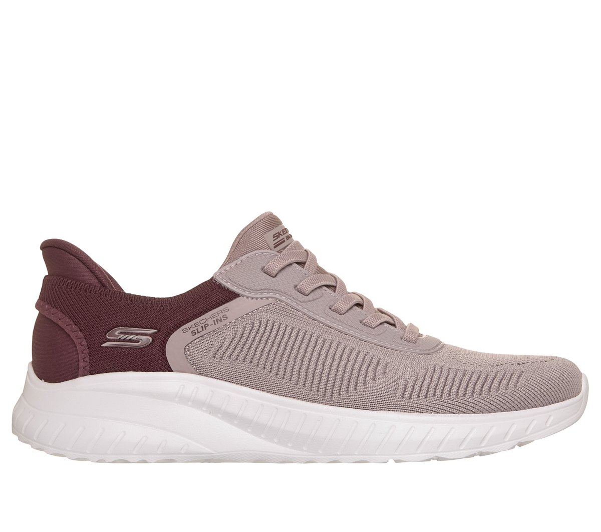 Skechers Slip-ins: BOBS Sport Squad Chaos en Rosa Claro, talla 39.5, Vegan