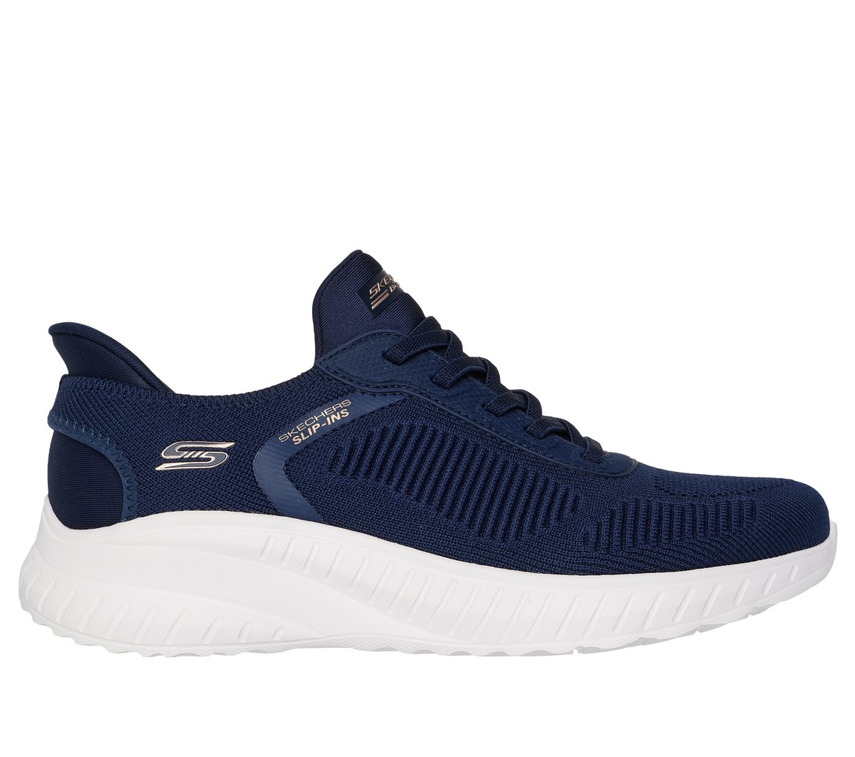 Skechers Slip-Ins: Bobs Sport Squad Chaos Sneaker In Marine, GrößE 36, Vegan, In Der Maschine Waschbar-image