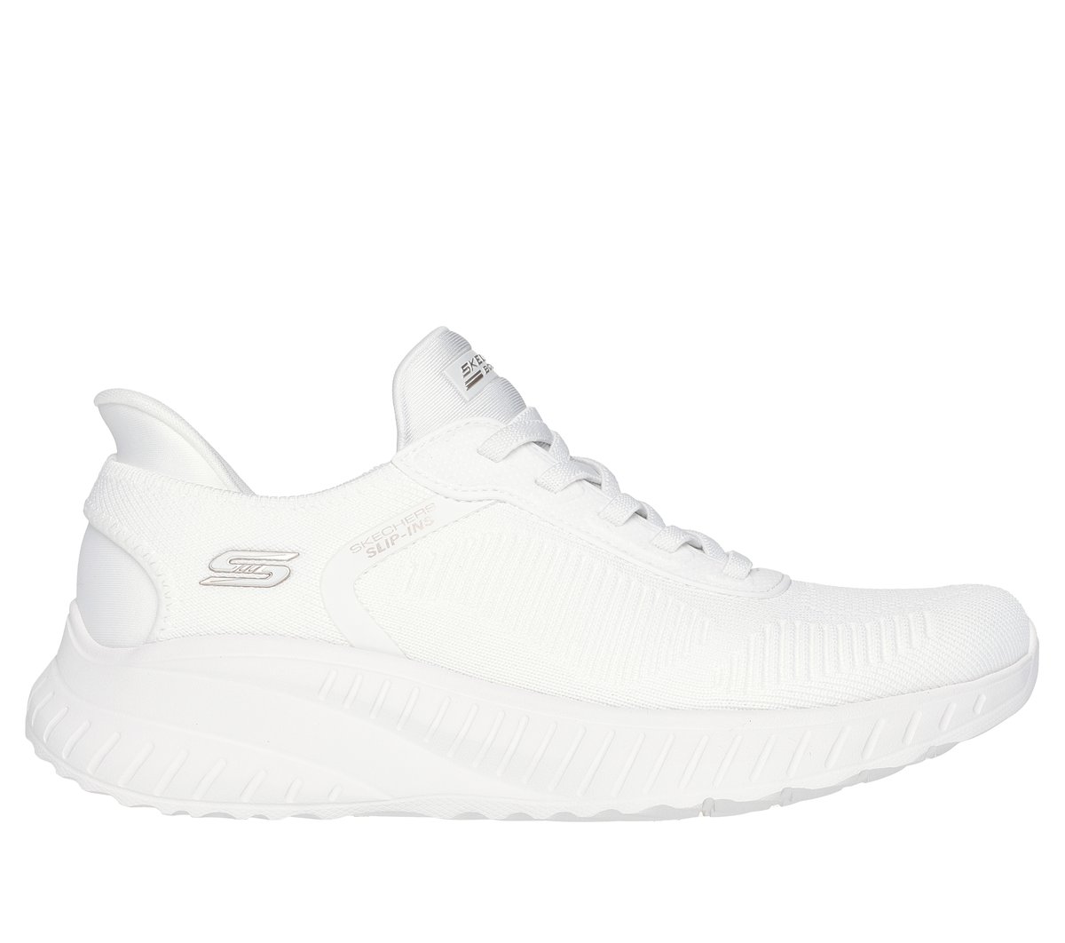Skechers Slip-ins: BOBS Sport Squad Chaos en Rota Blanca, talla 42, Vegan