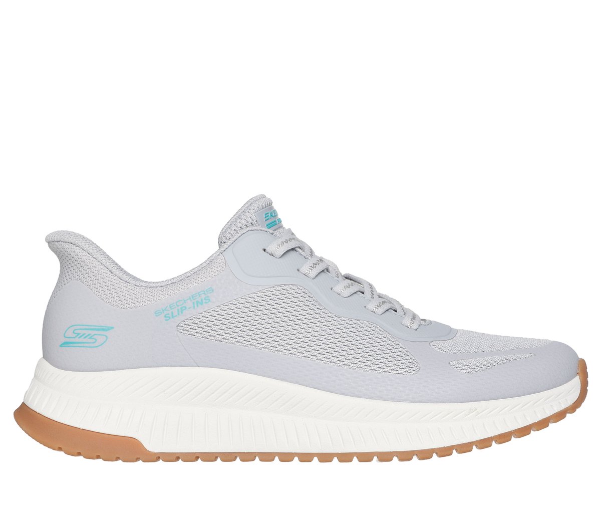 Skechers Slip-ins: BOBS Squad 4 - Staple Look en Gris Claro, talla 36