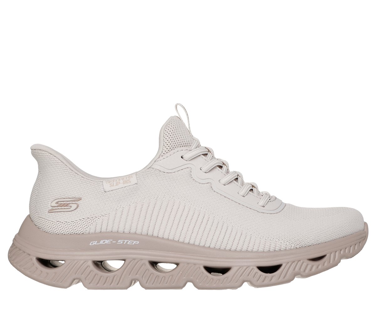 Skechers Slip-ins: BOBS Sport Arc Waves en Natural, talla 40