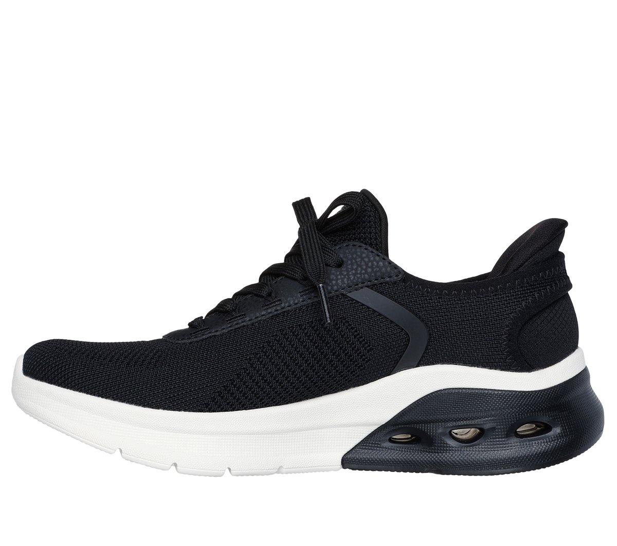 Skechers Slip-ins: BOBS Sport Arc Waves 2.0 - Now It Chaussures Moyen Width en Noir, Lavable en machine
