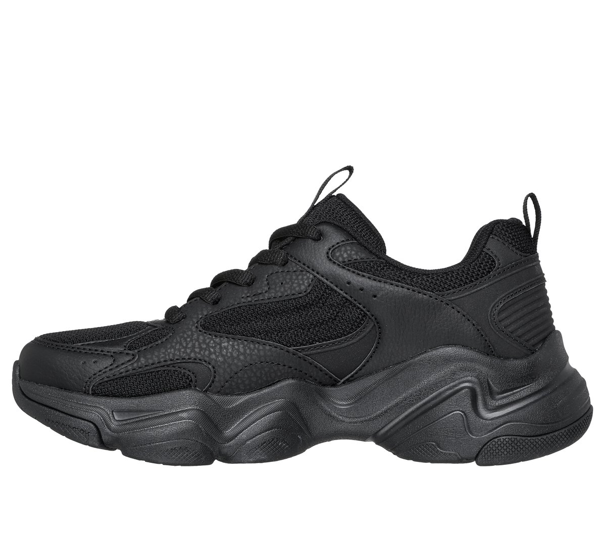 Skechers BOBS Sport Diego Chaussures Moyen Width en Noir, Lavable en machine