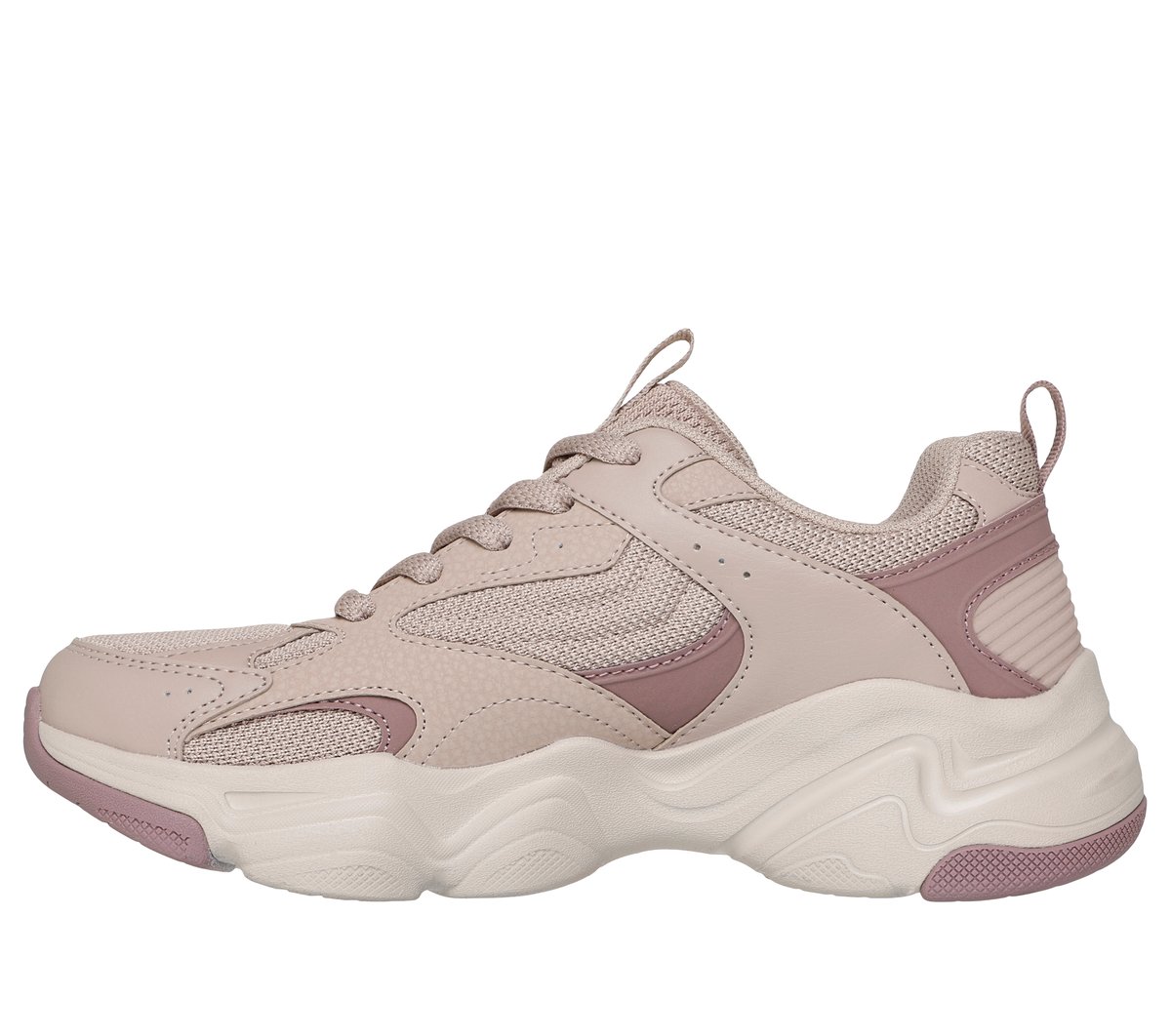 Skechers BOBS Sport Diego Chaussures Moyen Width en Taupe, Lavable en machine