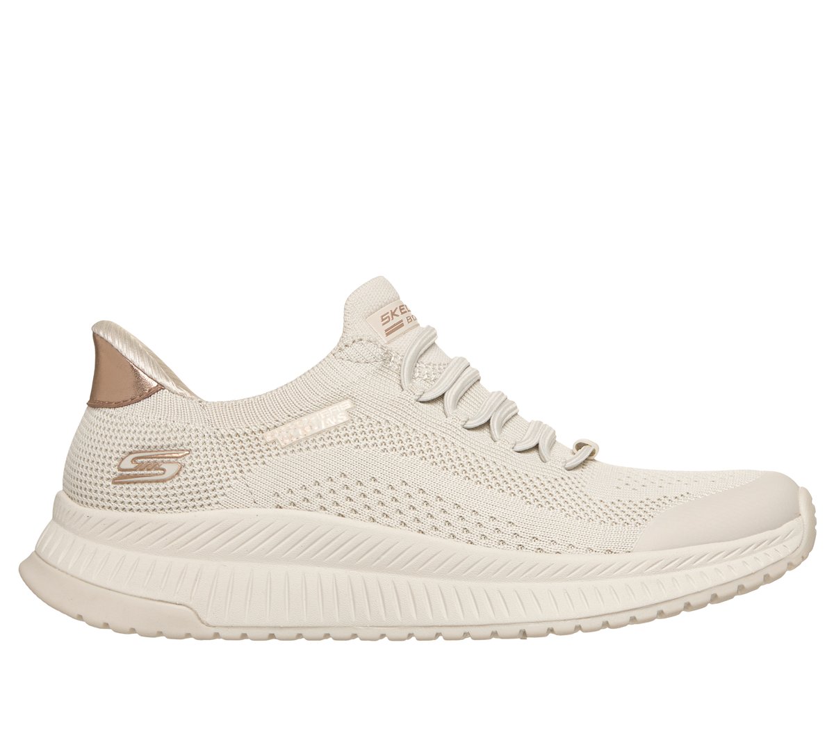 Skechers Slip-ins: BOBS Squad 4 - Dire Step en Rota Blanca, talla 37