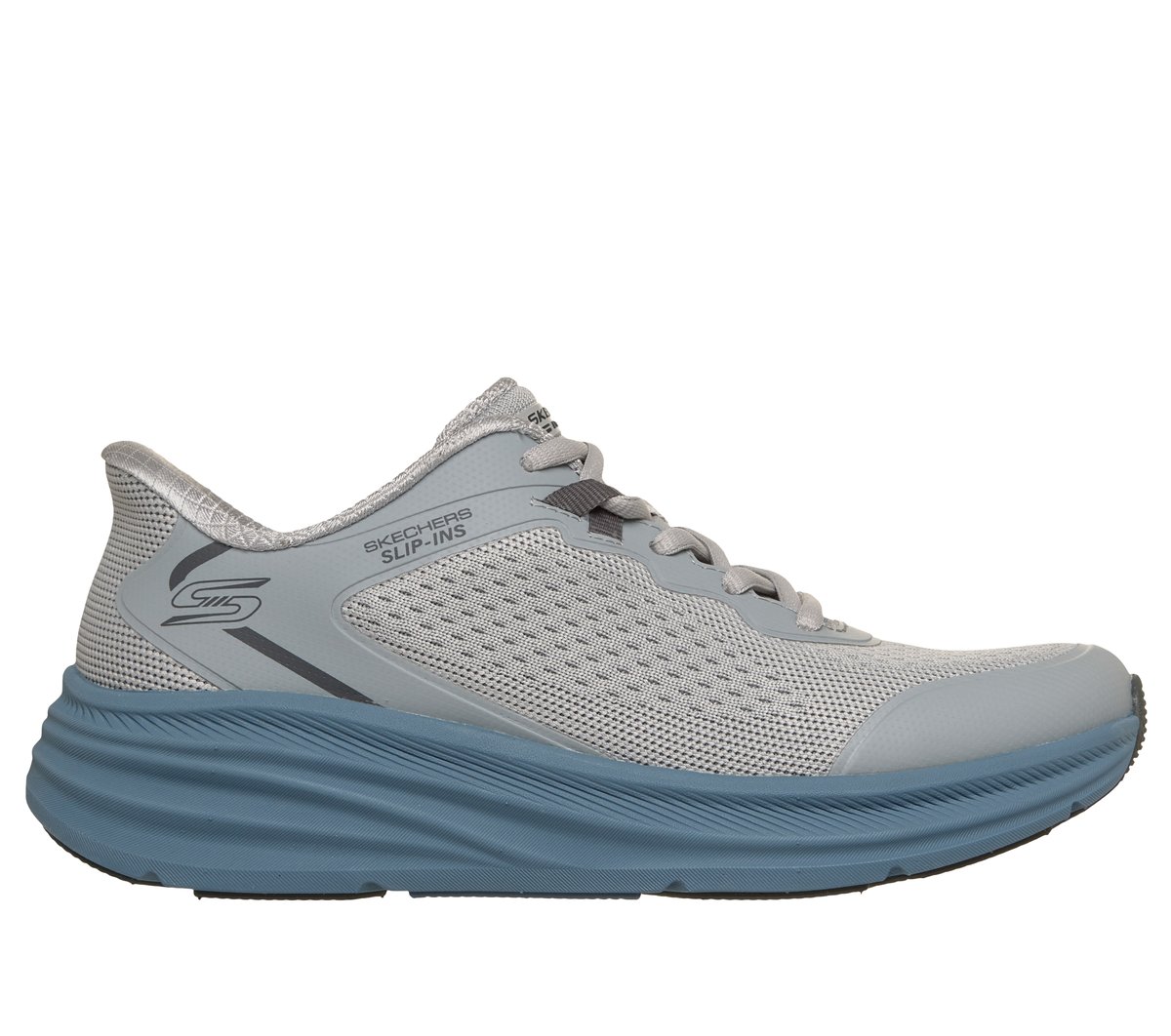 Skechers Women's Slip-ins: Bobs Skillz - Too Essential Sneaker In Gray/blue