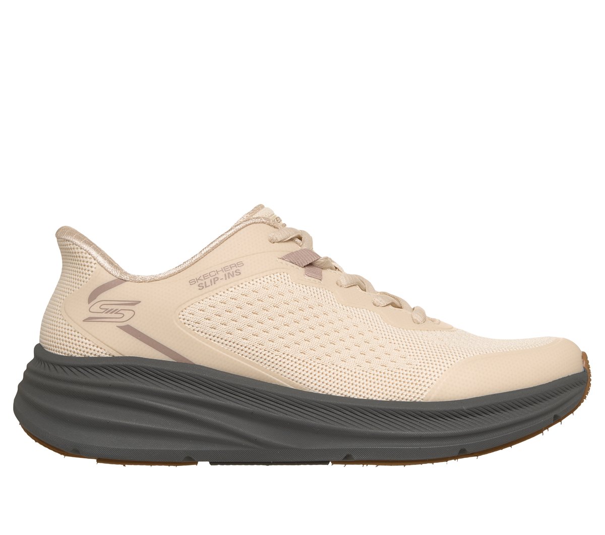 Skechers Slip-ins: BOBS Skillz - Too Essential en Natural/Gris, talla 38, Vegan