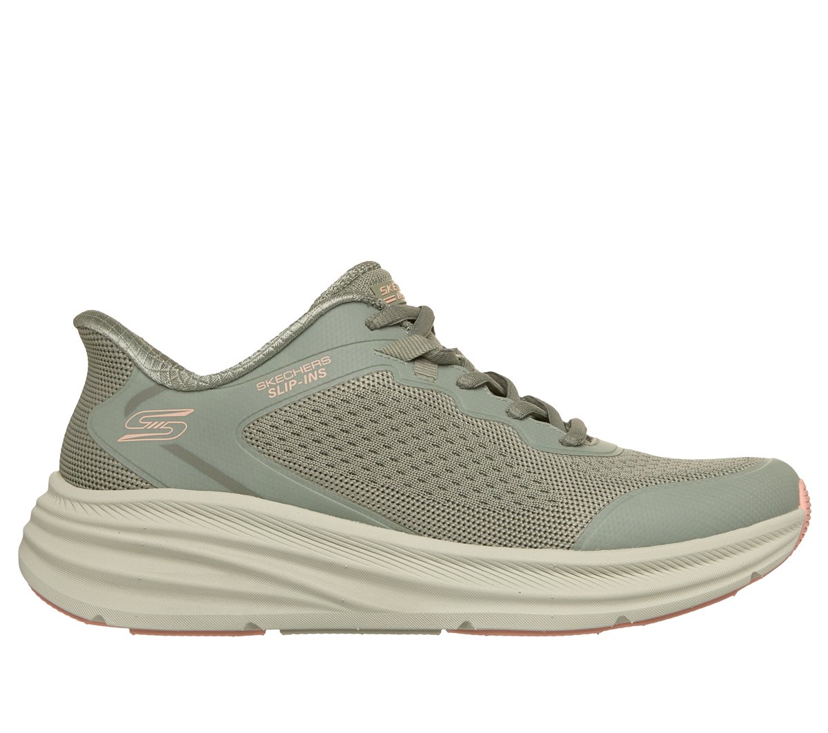 Skechers Slip-ins: BOBS Skillz - Too Essential en Oliva, talla 36.5, Vegan
