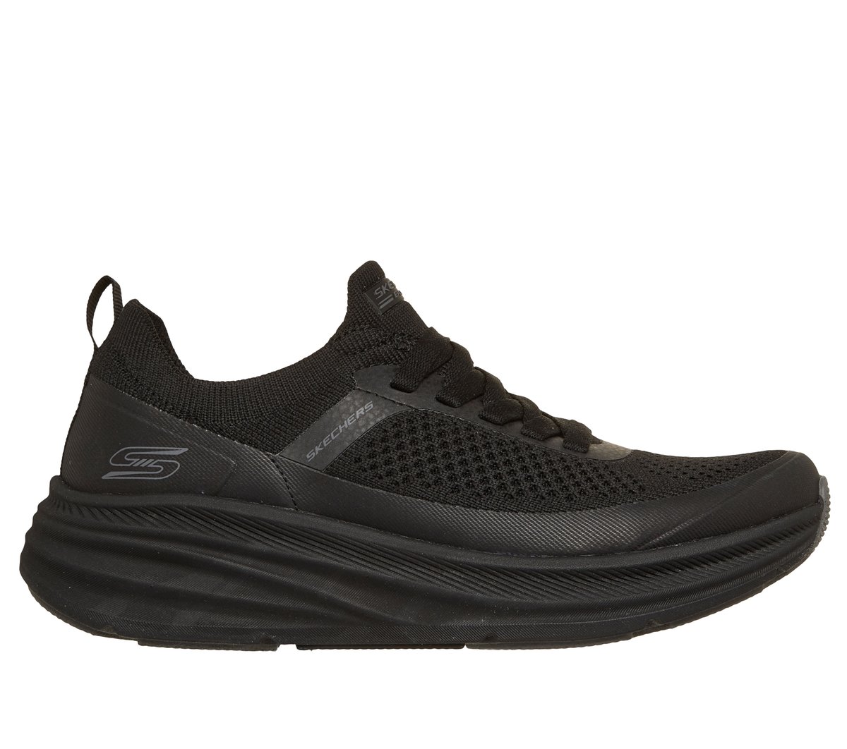 Skechers BOBS Sport Skillz - Too Vital en Negro, talla 38.5, lavable a máquina