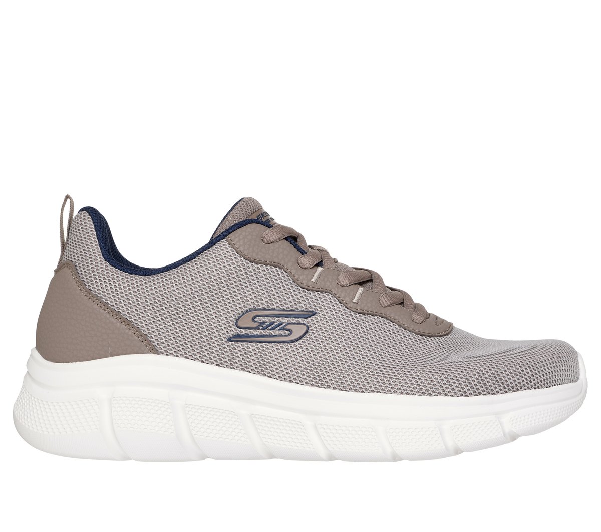Skechers BOBS Sport B Flex - Icy Edge en Taupe, talla 45