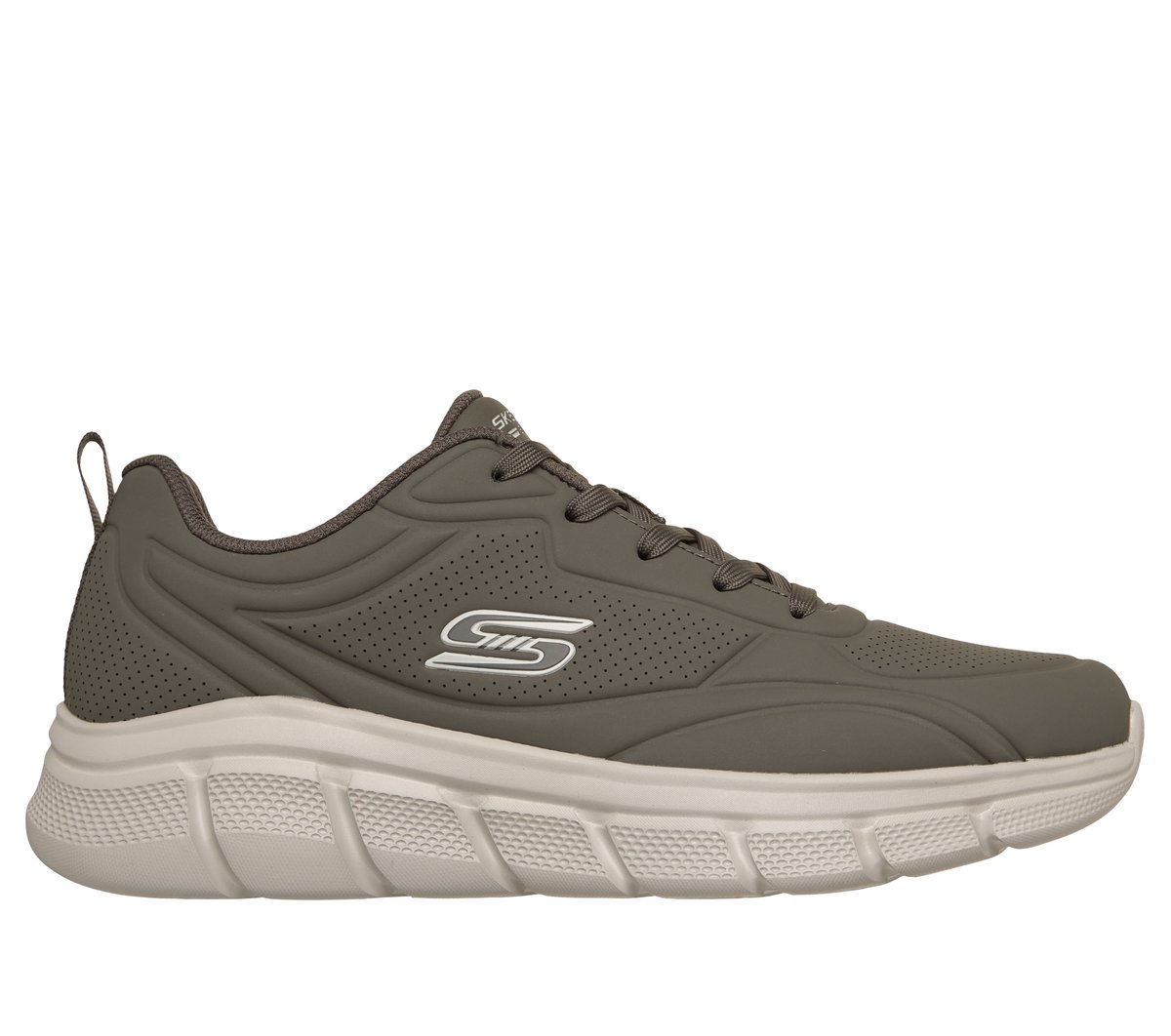 Skechers BOBS Sport B Flex - Arctic Edge en Taupeoscuro, talla 41, lavable a máquina
