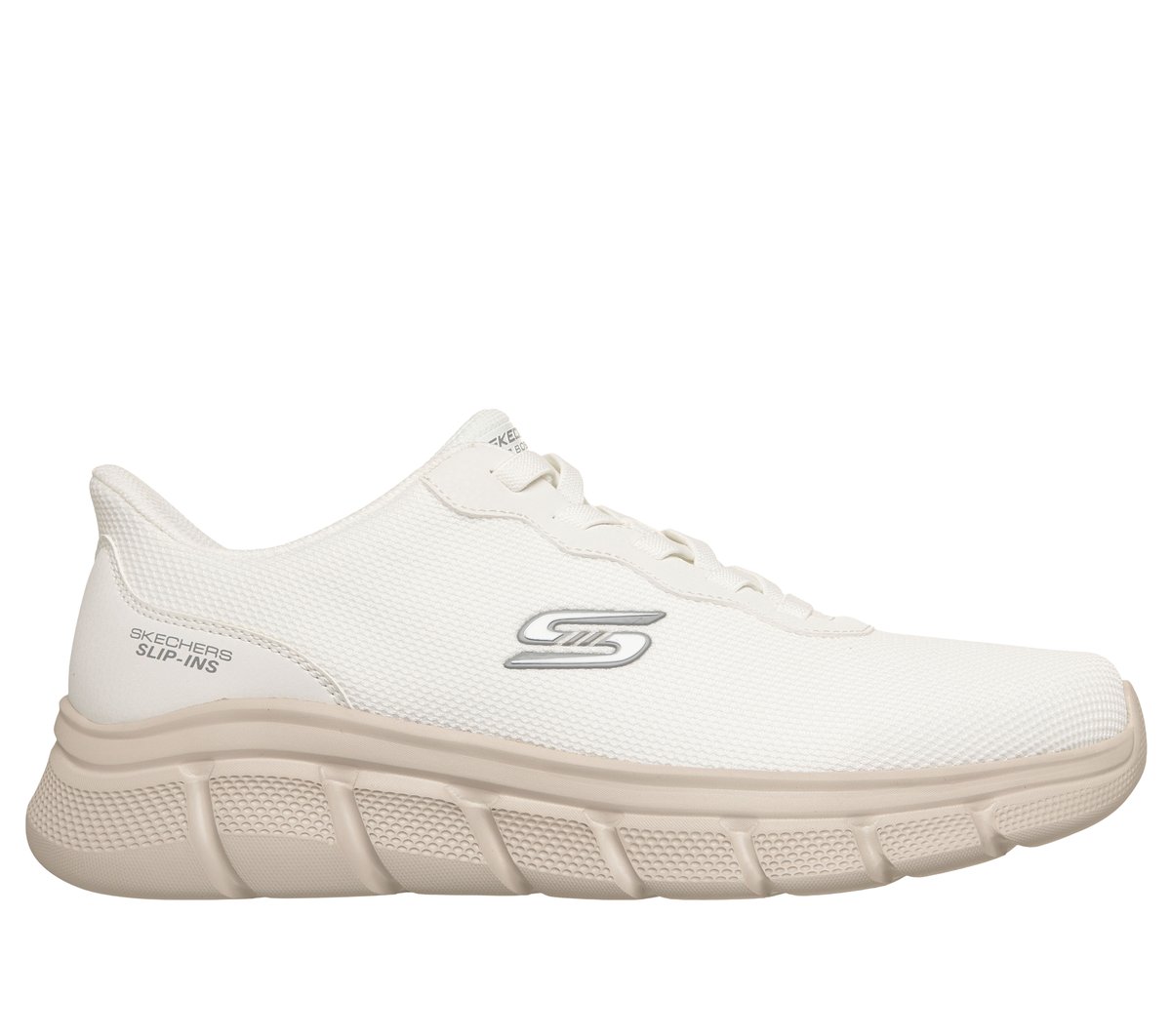 Skechers Slip-Ins: Bobs Sport B Flex - Glacial Edge Shoes In Weiss, GrößE 43, In Der Maschine Waschbar