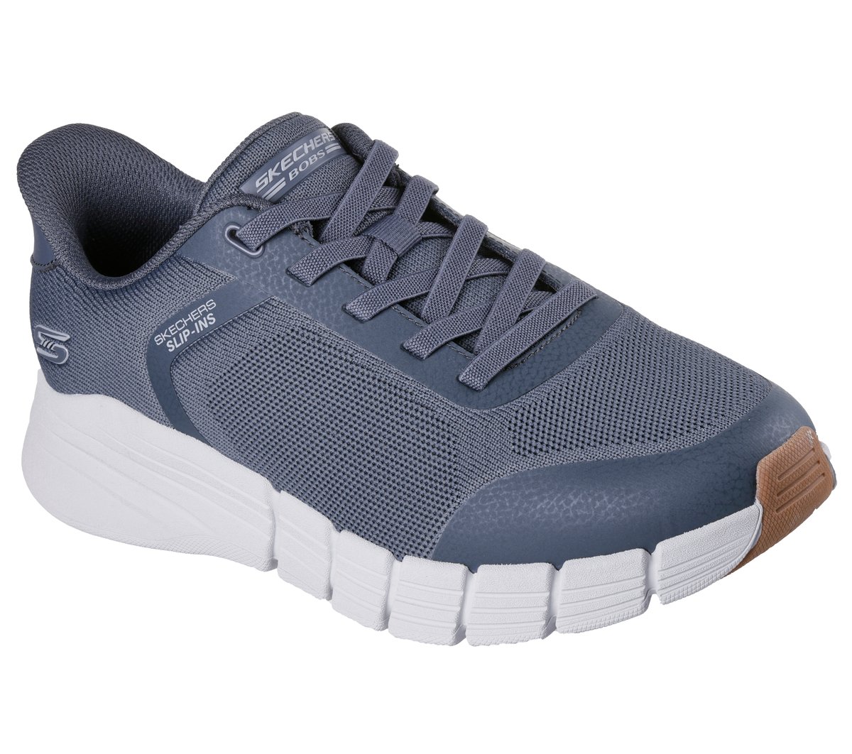 Skechers Slip-ins: BOBS B Flex 2.0 Chaussures Moyen Width en Gris Anthracite, Lavable en machine