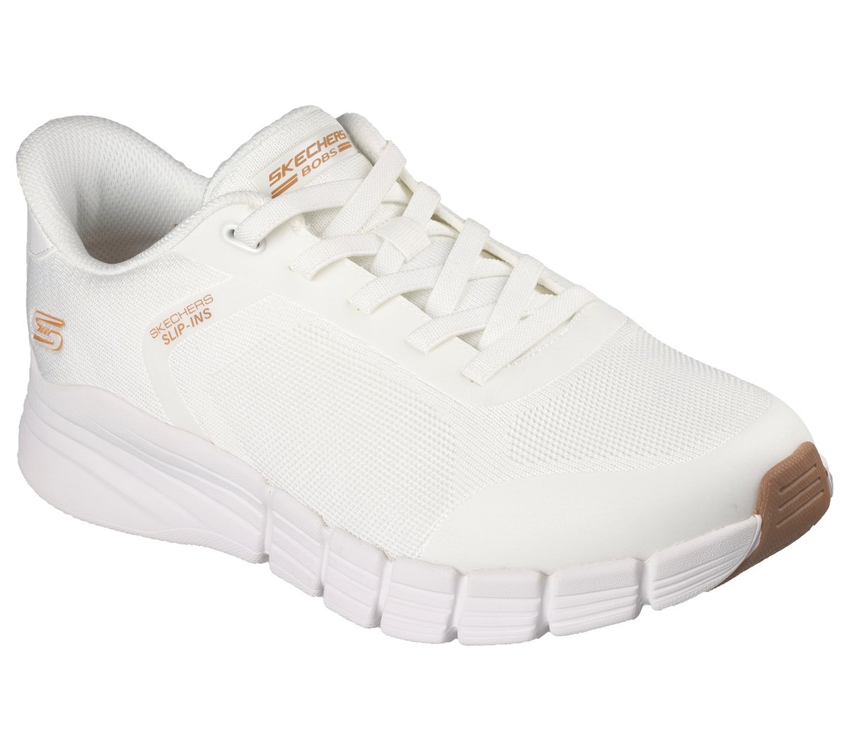 Skechers Slip-ins: BOBS B Flex 2.0 Chaussures Moyen Width en Blanc, Lavable en machine