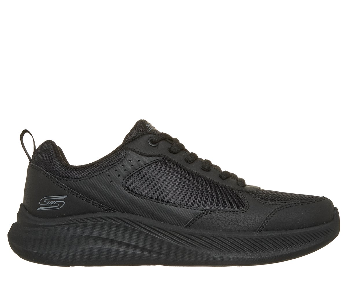 Skechers BOBS Moda Flex - Soft Dawn en Negro, talla 46, lavable a máquina