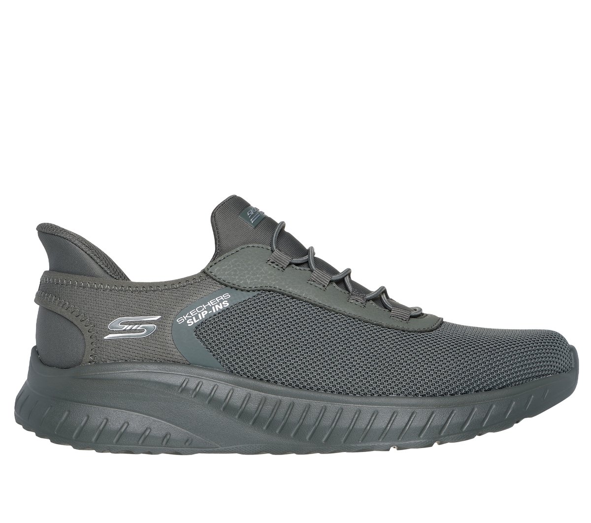 Skechers Slip-ins: BOBS Sport Squad Chaos en Oliva, talla 44, Vegan