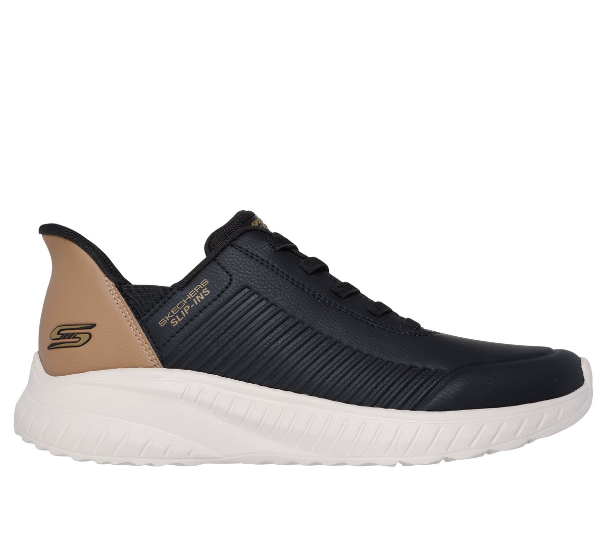 Skechers Slip-ins: BOBS Sport Squad Chaos en Negro, talla 39.5