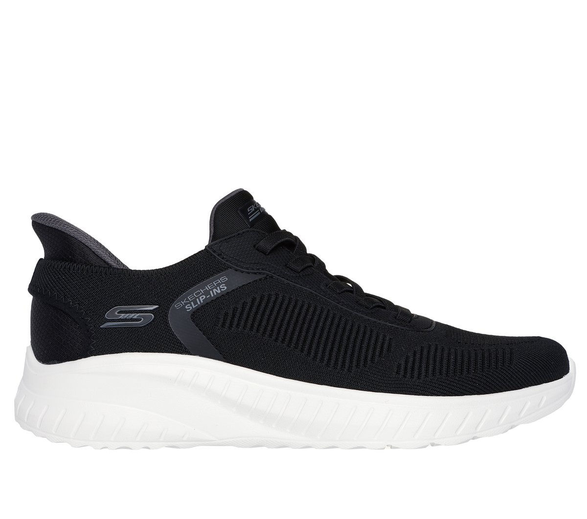 Skechers Slip-ins: BOBS Sport Squad Chaos - Solid Step en Negro, talla 44, Vegan