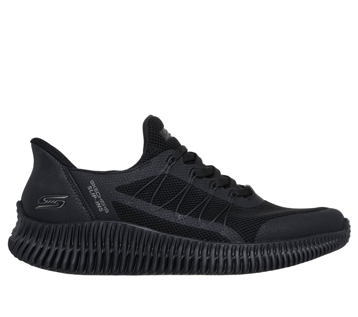 Skechers Slip-ins: BOBS Geo Lite - Fixed Edge en Negro, talla 40