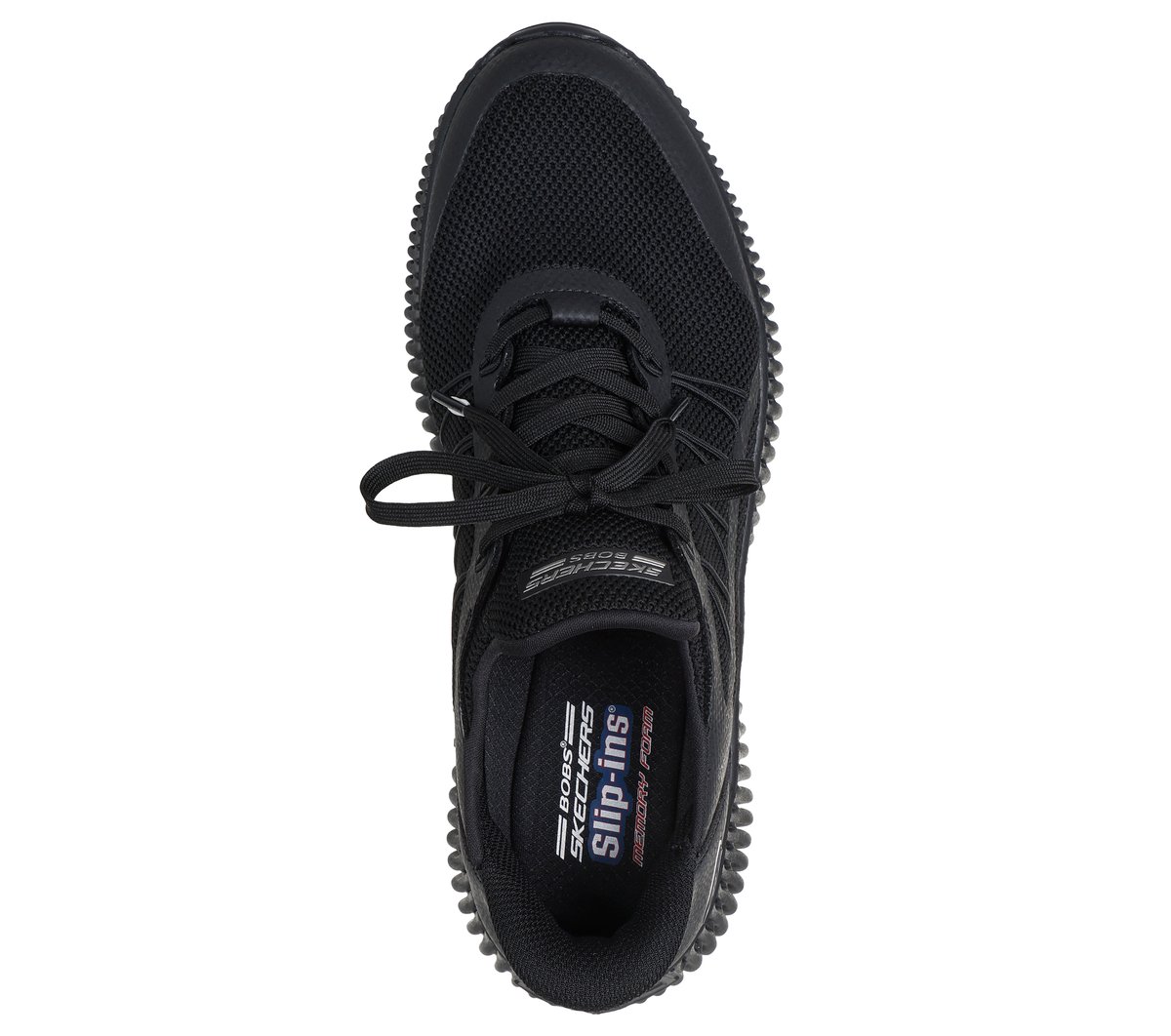 Skechers Slip-ins: BOBS Geo Lite - Fixed Edge Chaussures Moyen Width en Noir