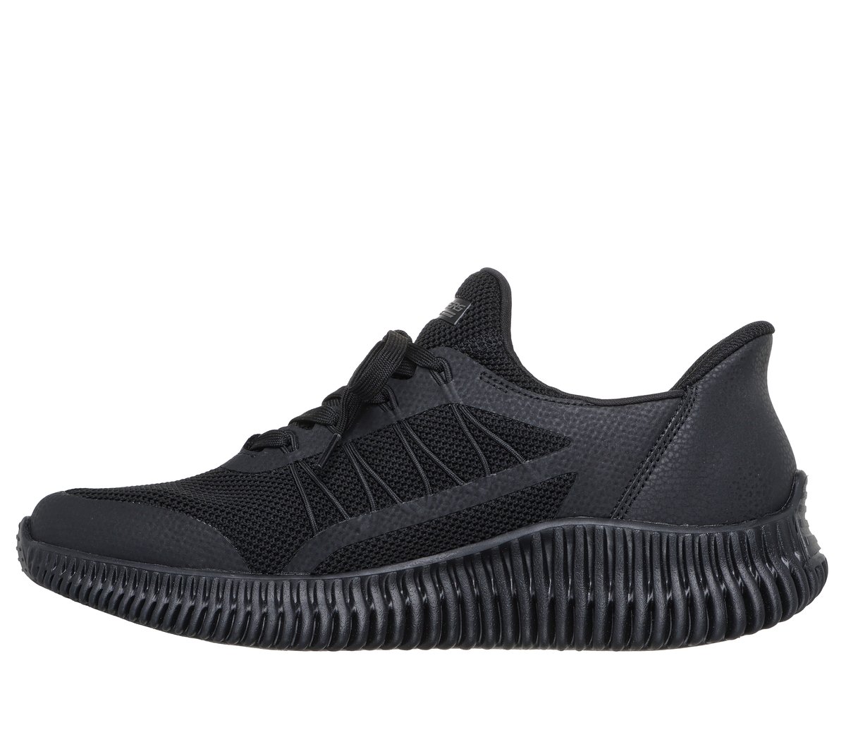 Skechers Slip-ins: BOBS Geo Lite - Fixed Edge Chaussures Moyen Width en Noir