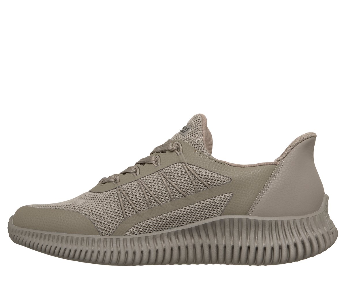 Skechers Slip-ins: BOBS Geo Lite - Fixed Edge Chaussures Moyen Width en Taupe