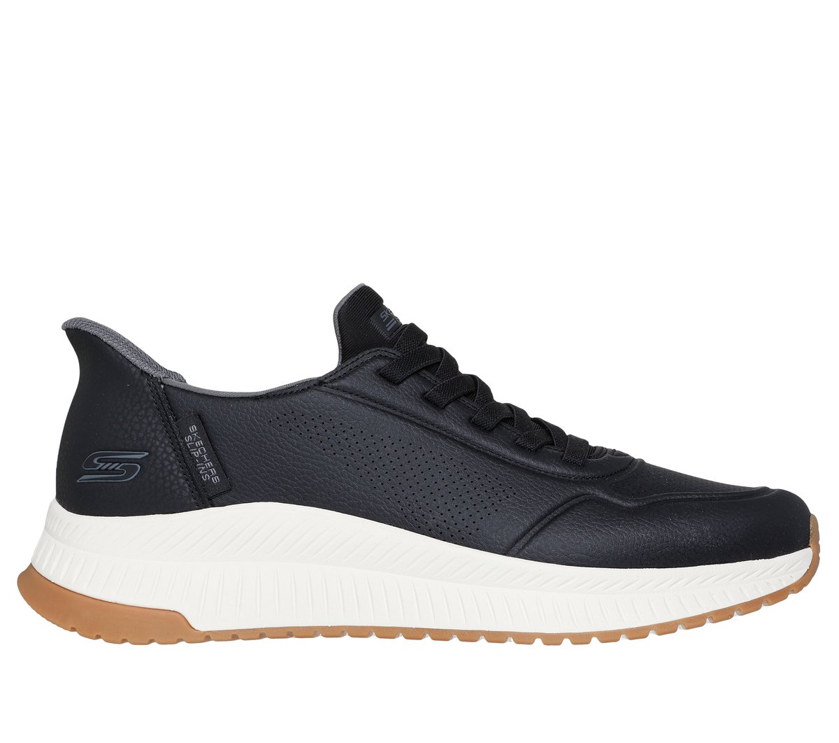 Skechers Slip-ins: BOBS Sport Squad 4 - Direct Step en Negro, talla 44