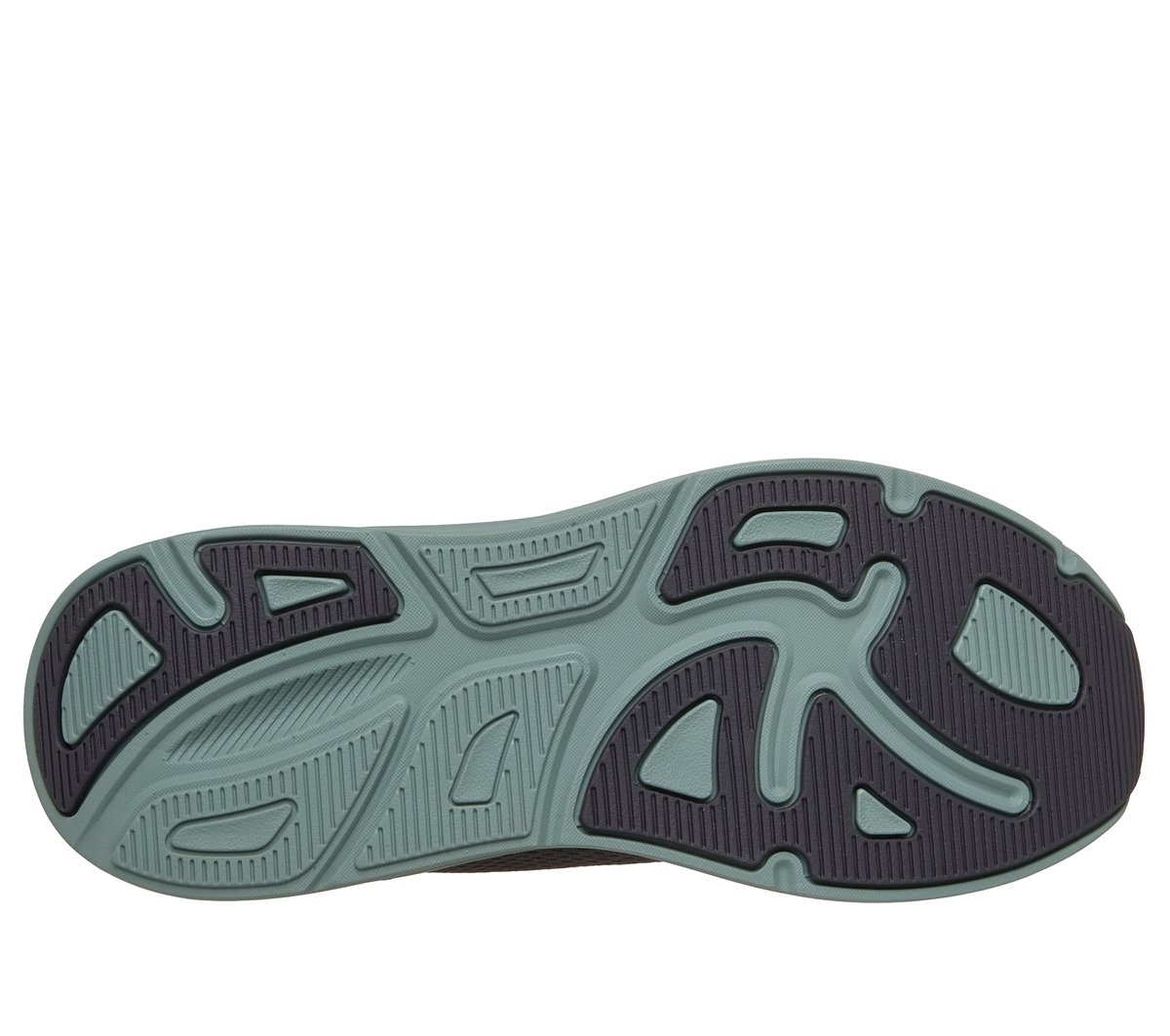 Skechers Slip-ins: BOBS Skillz Chaussures Moyen Width en Gris Anthracite/Vert, Lavable en machine