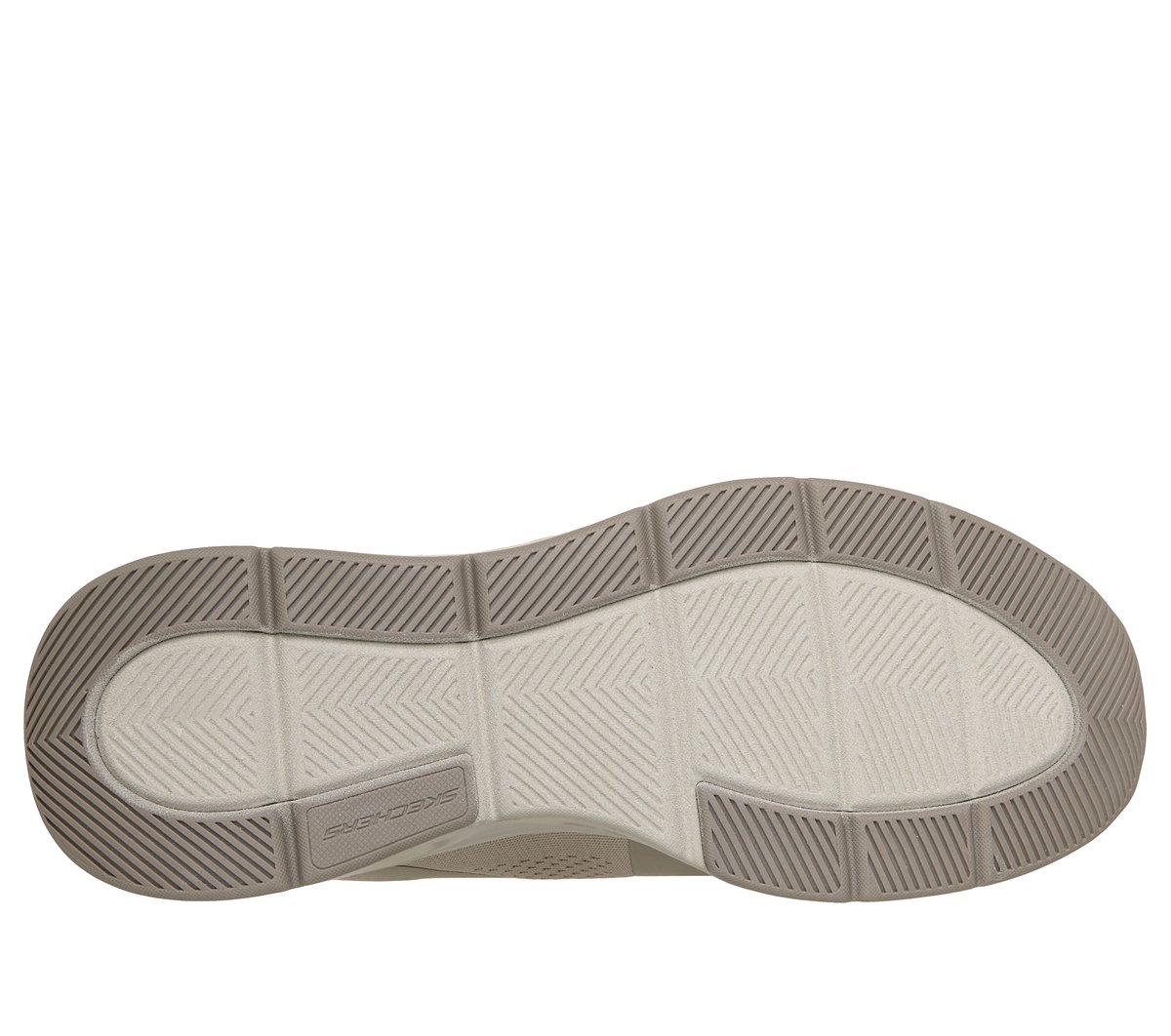 Skechers Slip-ins: BOBS Sport Arc Waves Remix - Feel Grounded Chaussures Moyen Width en Taupe Foncé, Lavable en machine