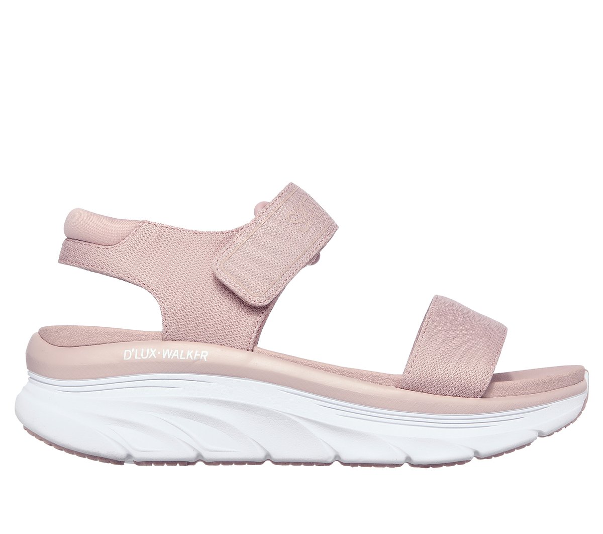 Skechers Relaxed Fit: D'Lux Walker - New Block en Blush, talla 36, Vegan