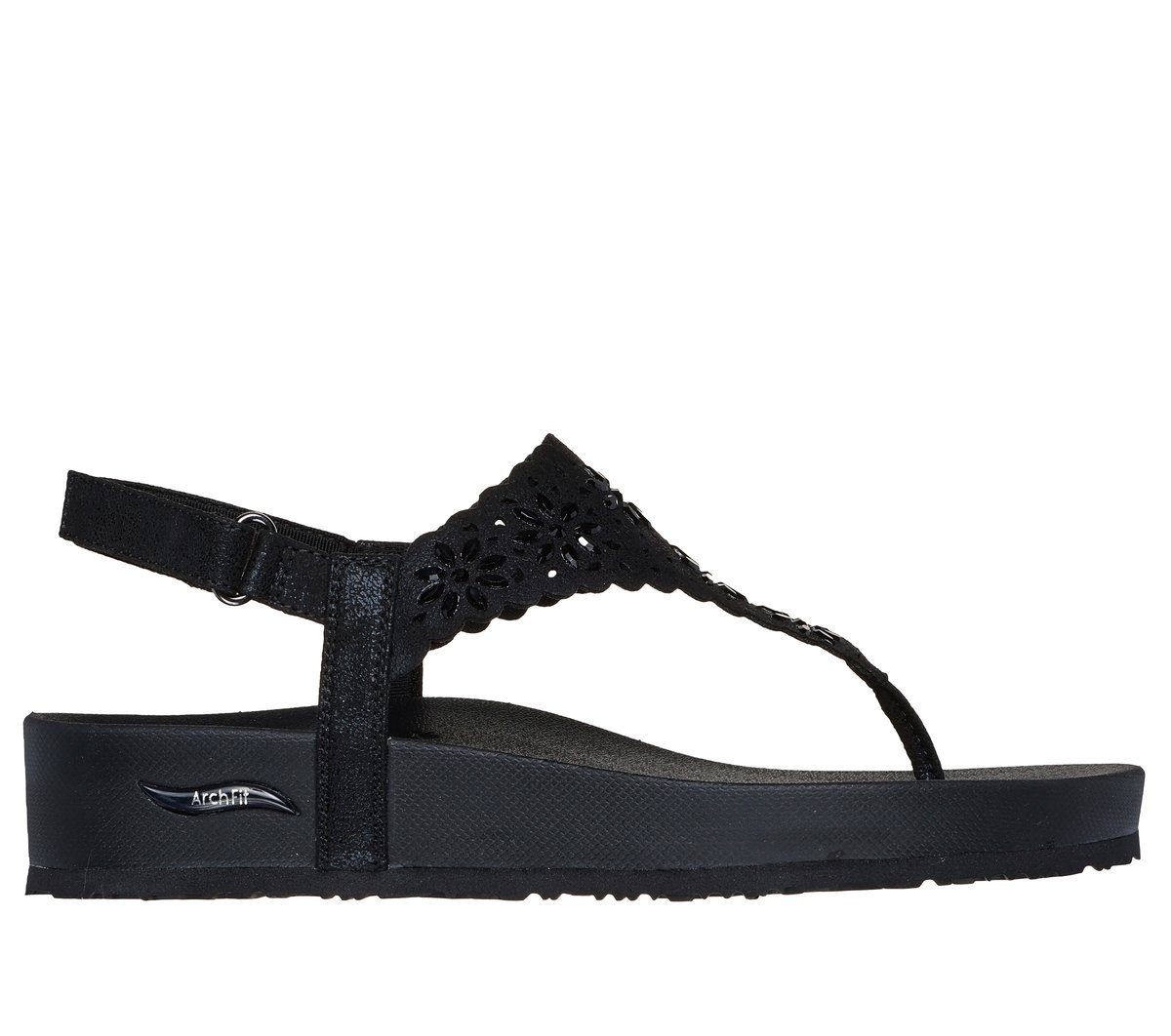 Skechers Arch Fit Vinyasa - Rosalie Shoes Em Preto, Tamanho 41, Vegan