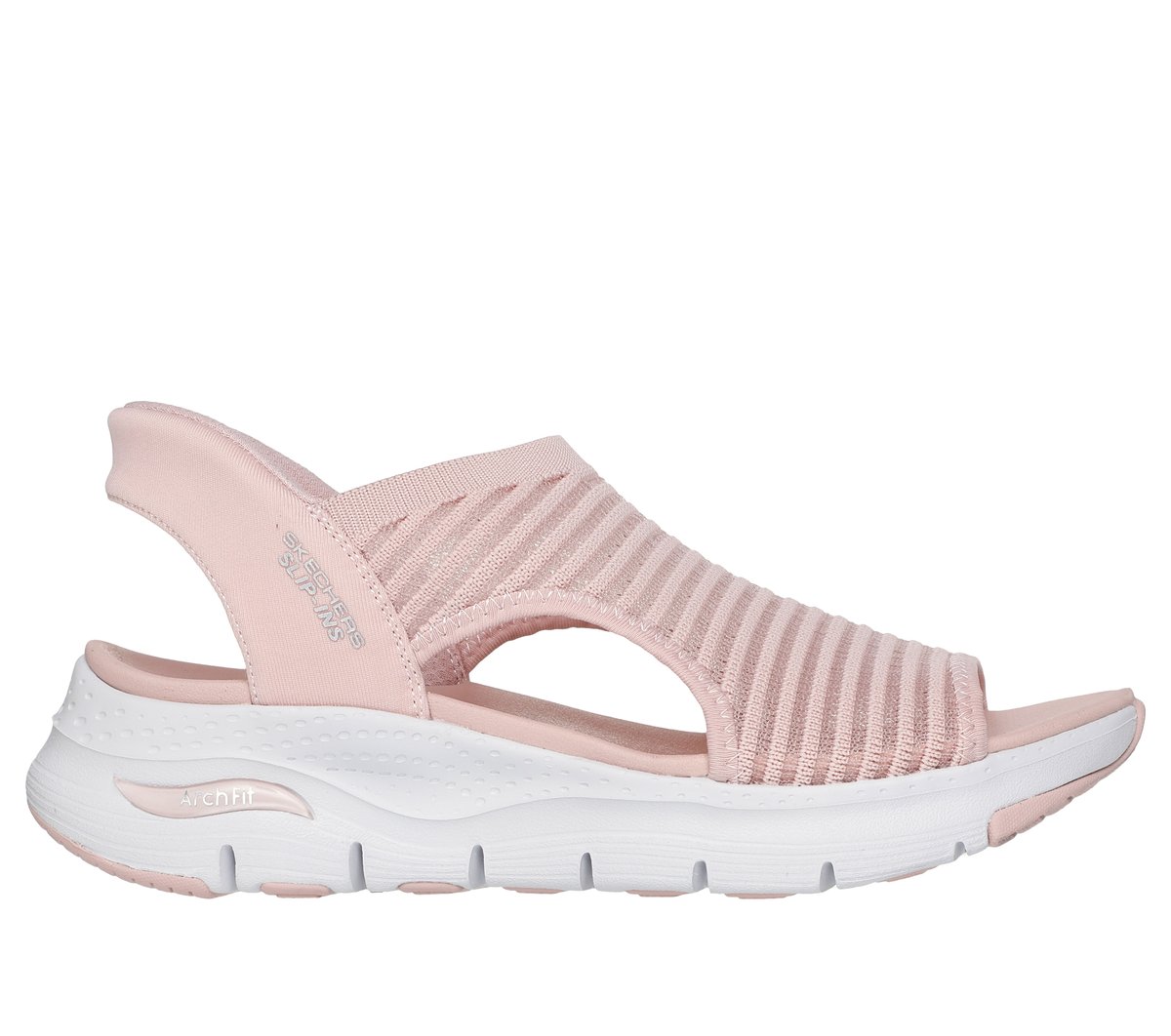 Skechers Slip-ins: Arch Fit - Euclid Beach en Blush, talla 41, Vegan