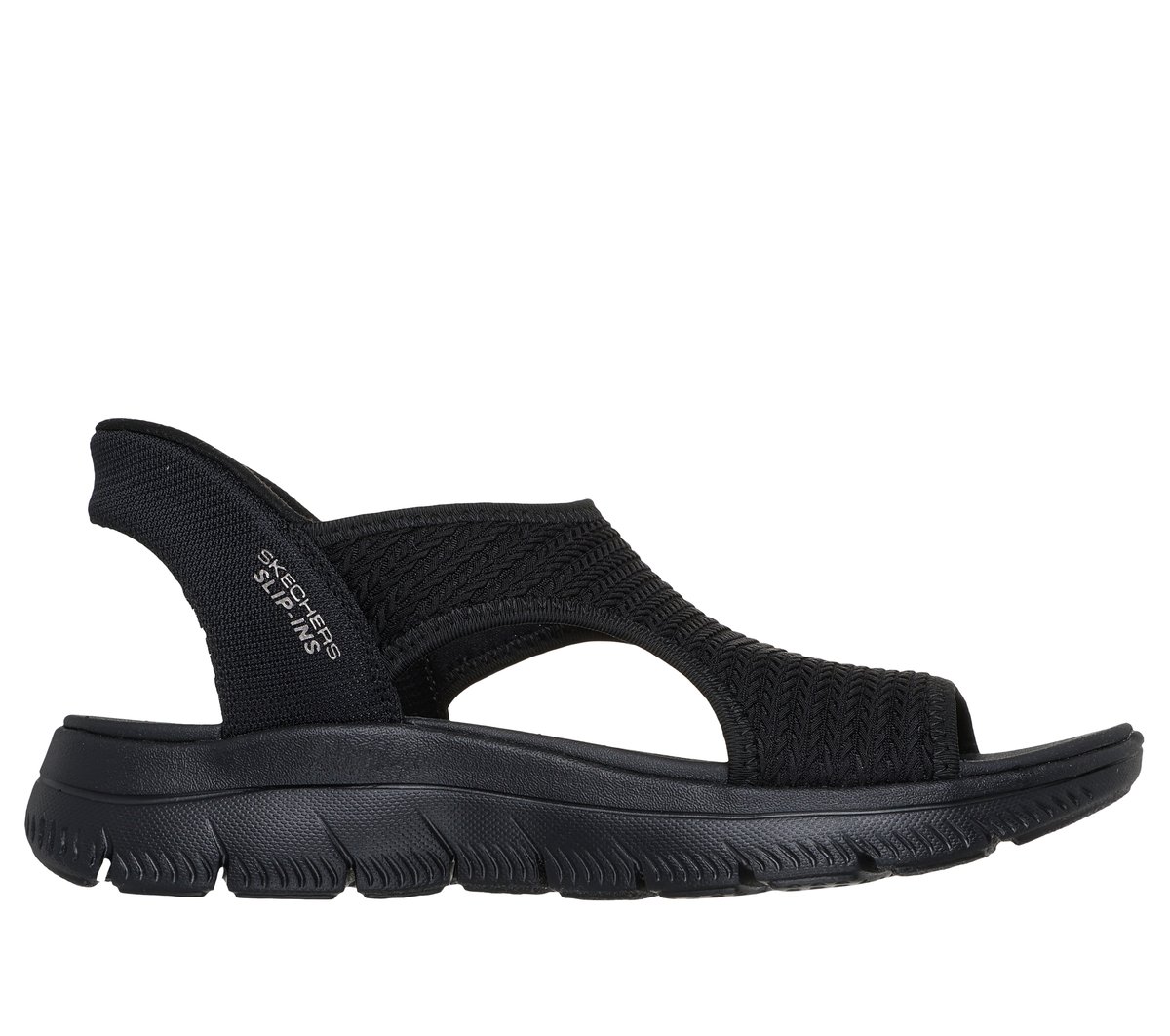 Skechers Slip-ins: Summits - Sweetly Evolved en Negro, talla 38, Vegan