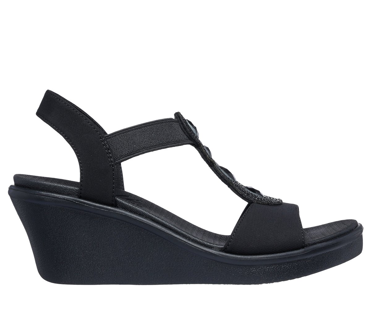 Skechers Rumble On - Slay Queen en Negro, talla 40, Vegan