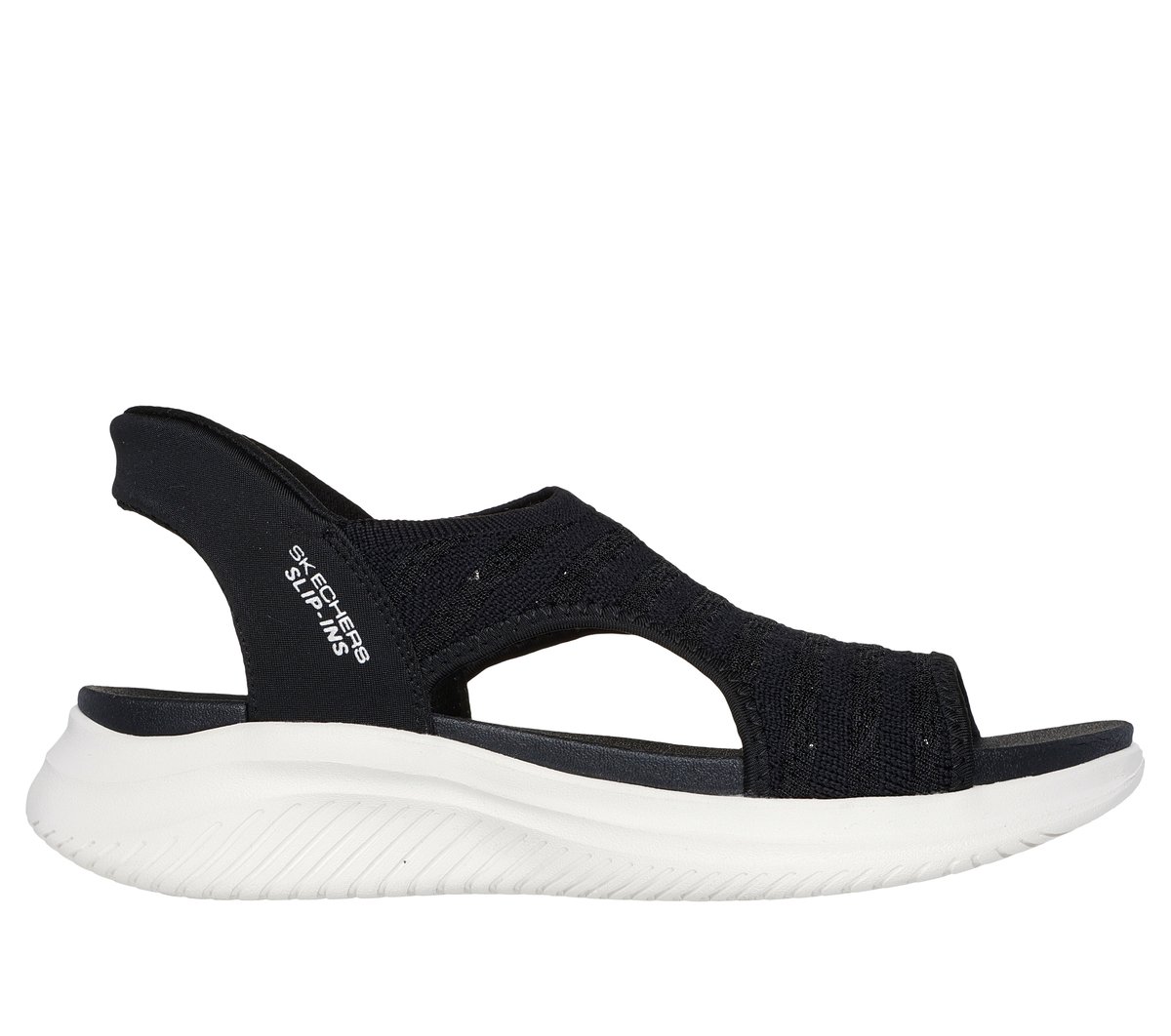 Skechers Slip-ins: Ultra Flex 3.0 - Sun Warmth en Negro, talla 39.5, Vegan