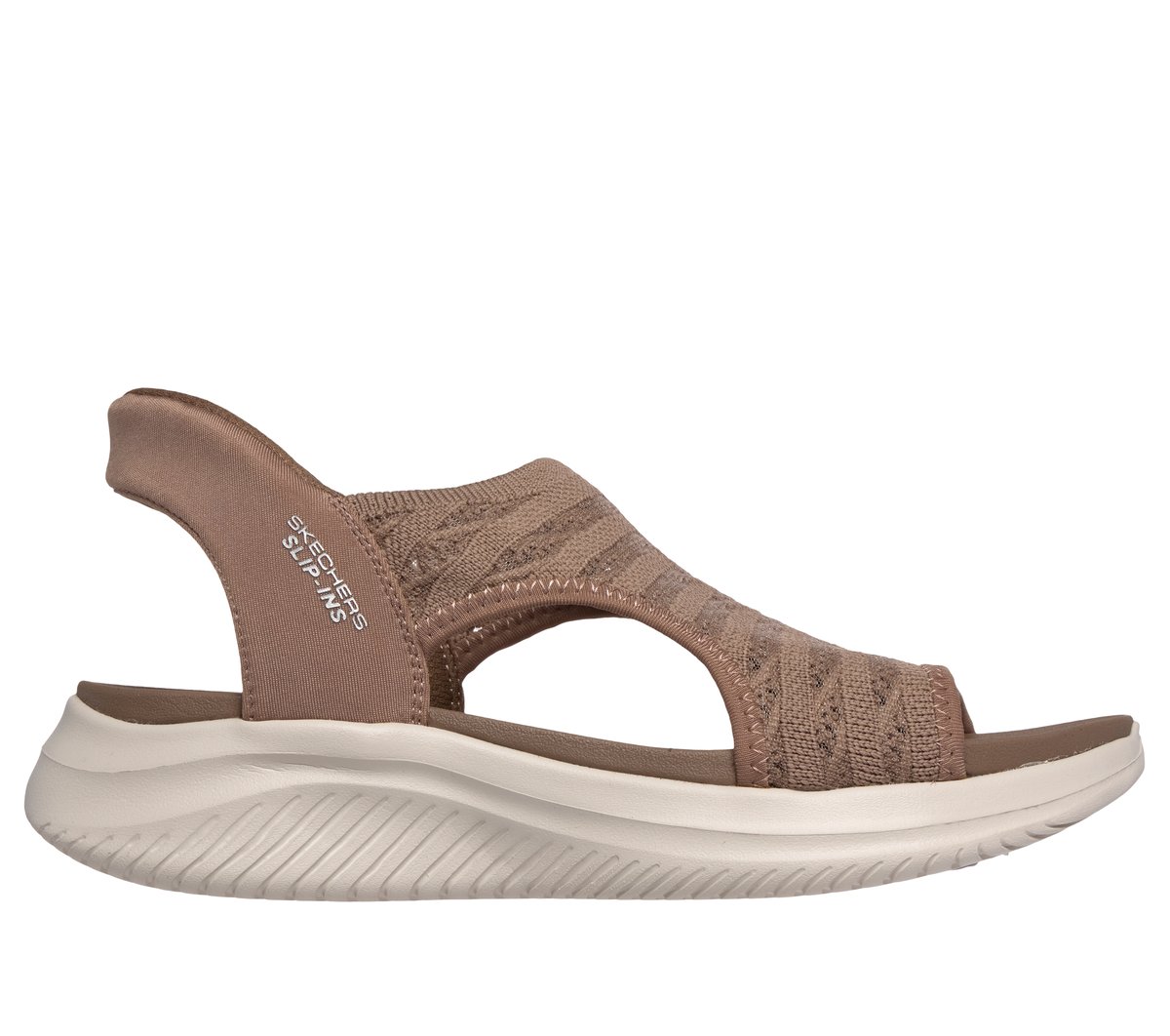 Skechers Slip-ins: Ultra Flex 3.0 - Sun Warmth en Mocha, talla 35, Vegan