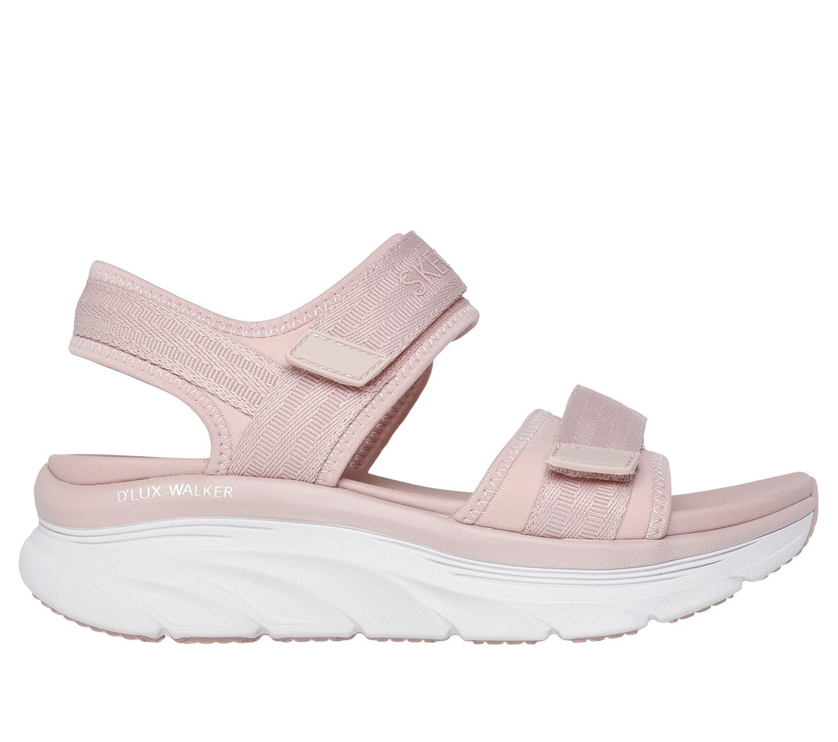 Skechers D'Lux Walker - Adored Days en Blush, talla 36, Vegan