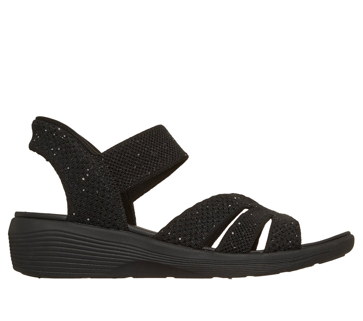 Skechers Slip-ins: Arya - Sparkling Praise en Negro, talla 40, Vegan