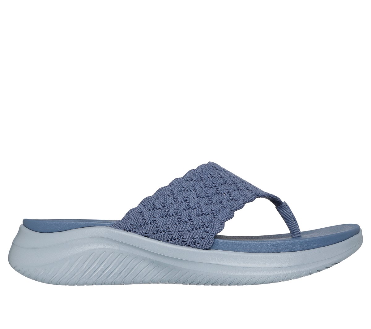 Skechers Ultra Flex 3.0 - Rhythm Waves en Gris Pizarra, talla 38, Vegan