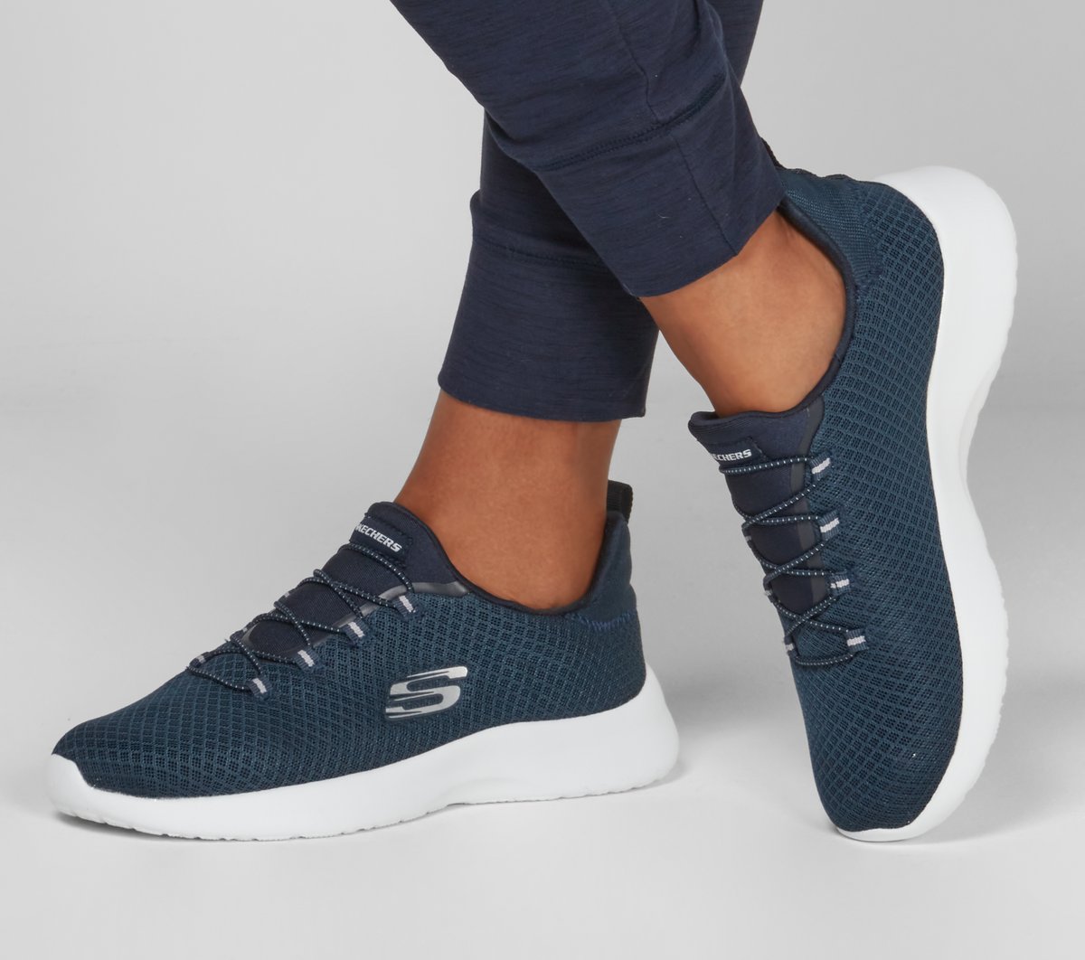 Skechers kobiety Dynamight w Granatowy, Rozmiar 37.5 Wsuwane (zdjęcie 2)