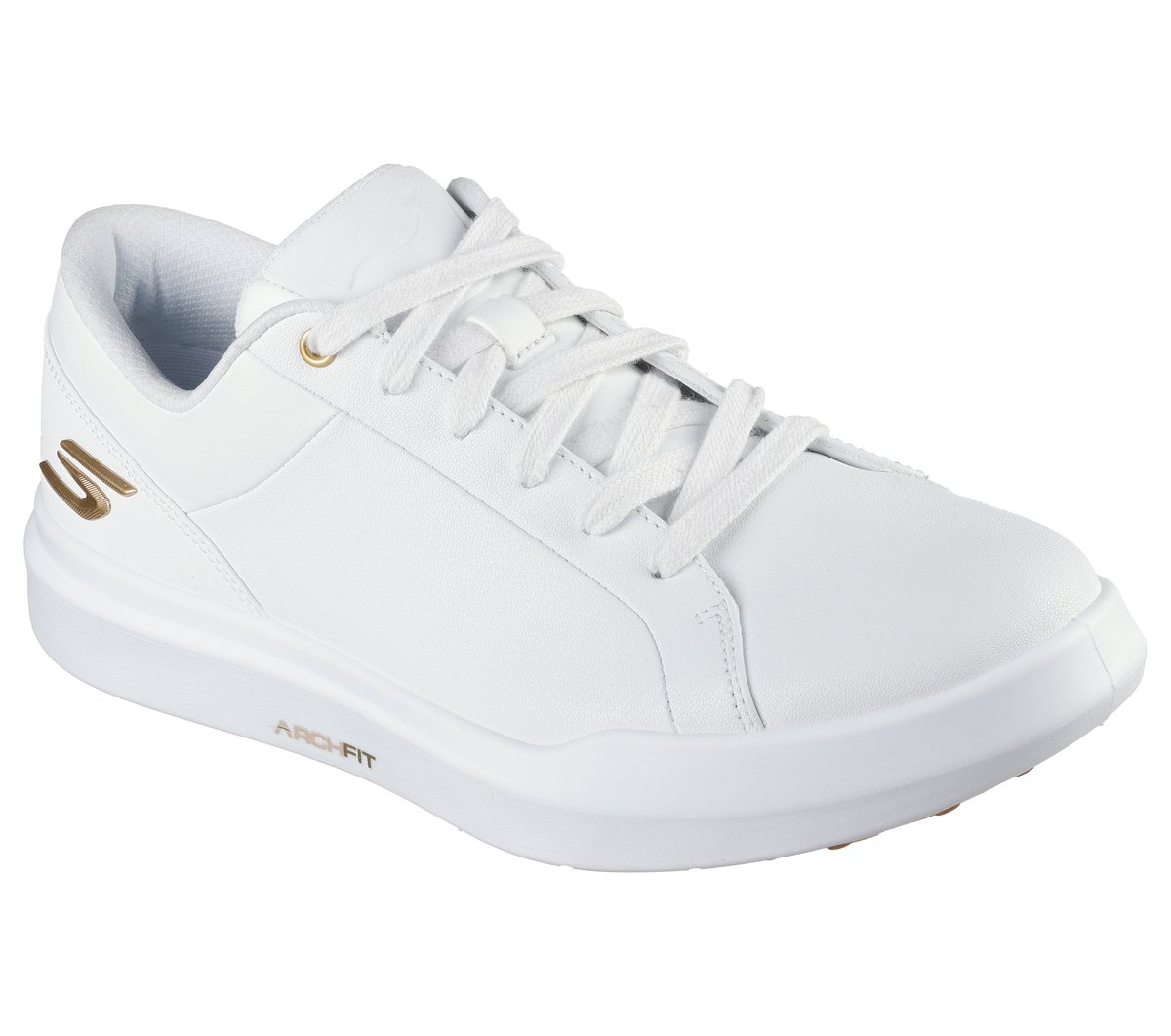Waterproof Relaxed Fit: GO GOLF Drive 6 — WHITE / GOLD