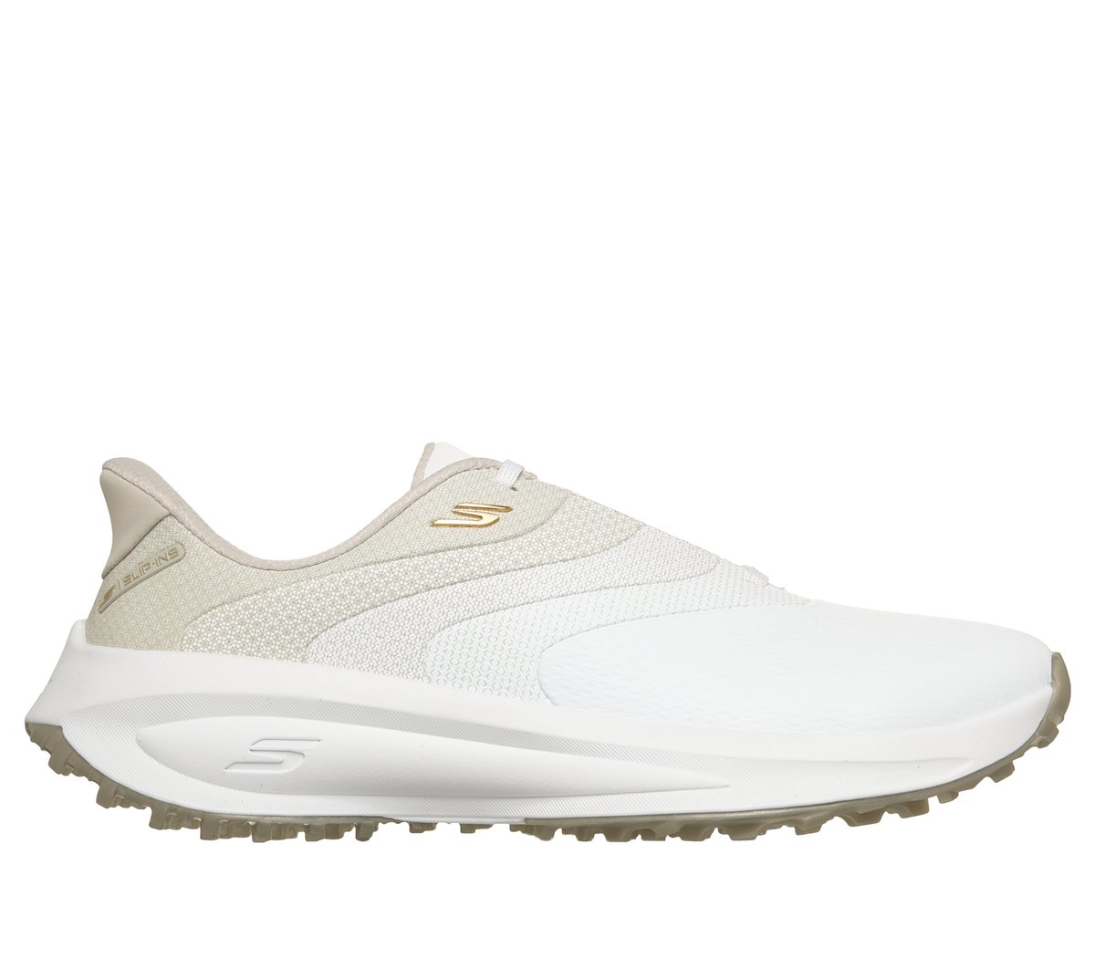 Skechers Slip-ins Waterproof: Flow SI en Blanco/Natural, talla 41